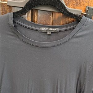 David Lerner Women's Black Long Sleeve Top